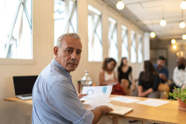 istock Confident chief leader portrait presenting a new project 1132731759