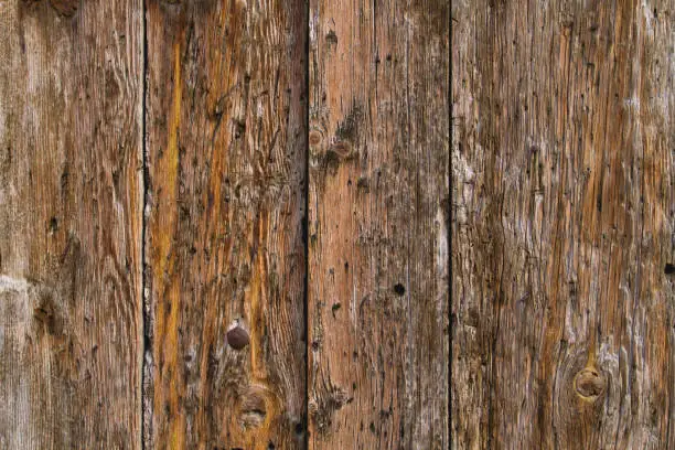 Old rustic wooden planks wall background