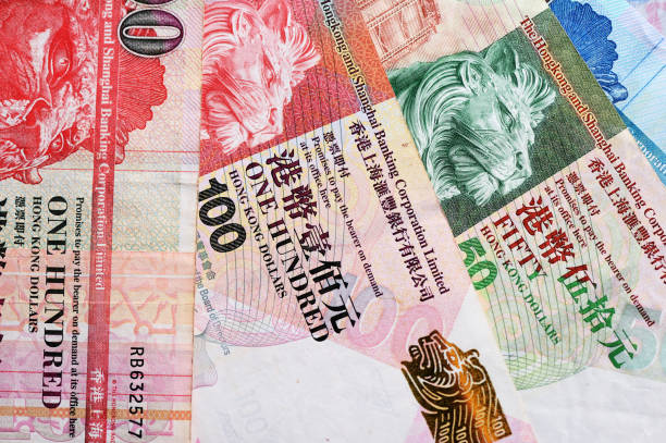 istock Hong Kong dollars bills background close up 1132743545