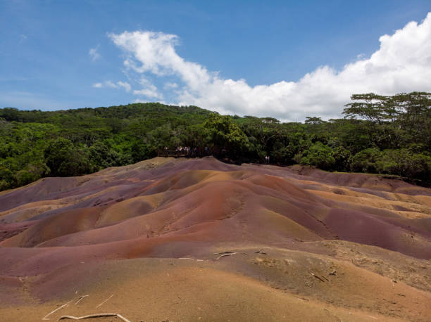 istock Mauritius Seven Colors Chamarel sands. Vulcanic natural sands. 1132743707