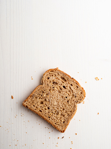 Bread, Toasted Bread, Celebratory Toast, Slice of Food, White Background,food,Brown Bread
