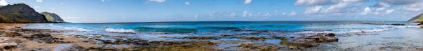 istock Panoramic view of Makua beach 1132750119