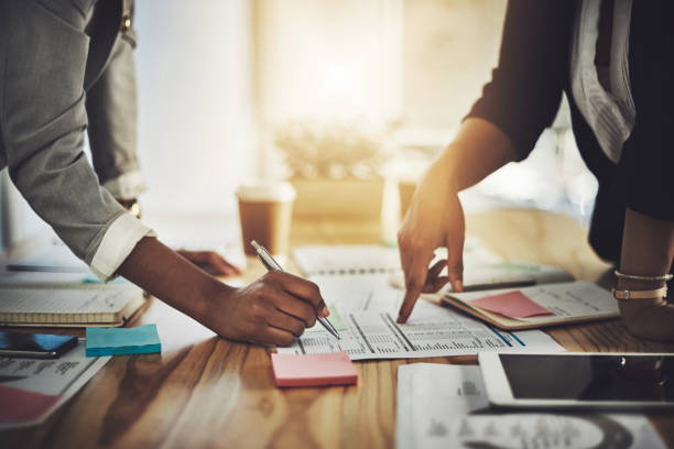 istock Laying all the details on the desk 1132751368