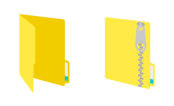 7,600+ Yellow Folder Icon Stock Illustrations, Royalty-Free Vector ...