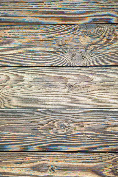 istock Brown wooden texture, board horizontally 1132754535