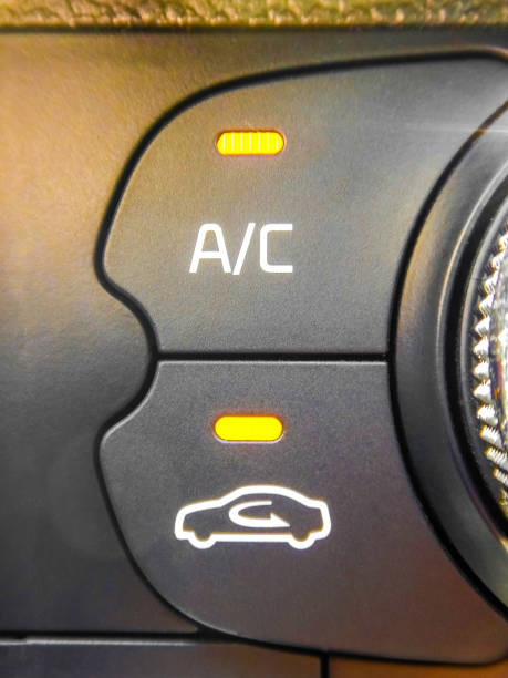 Air conditioning car controls