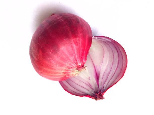 Fresh onion slices