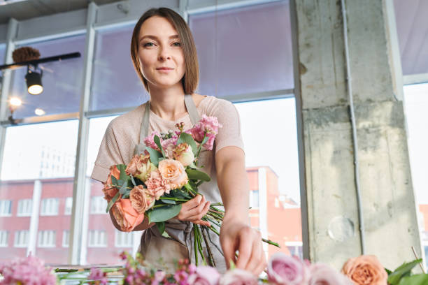 istock Woman with roses 1132764827