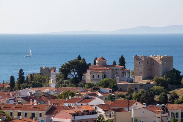 istock castle in Pythagorion city 1132765345