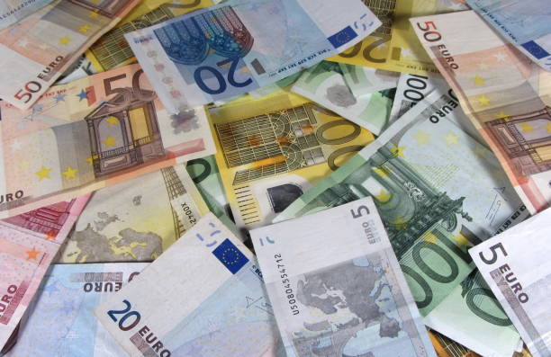 istock Pile of Assorted Euro Banknotes 1132769386