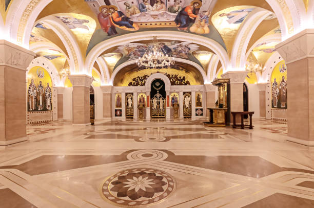 catedral do sava de saint em belgrado, serbia - belgrade churches - fotografias e filmes do acervo