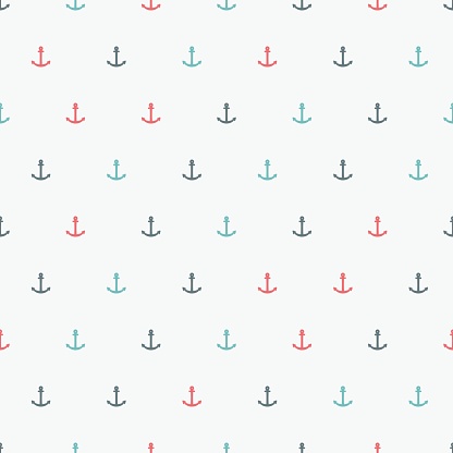 Pastel Sailing Texture Stock Illustration - Download Image Now - Anchor ...