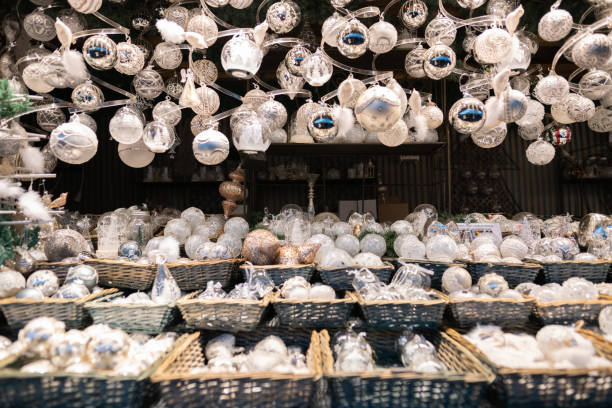 istock Christmas Stuff in Christmas Market 1132777043