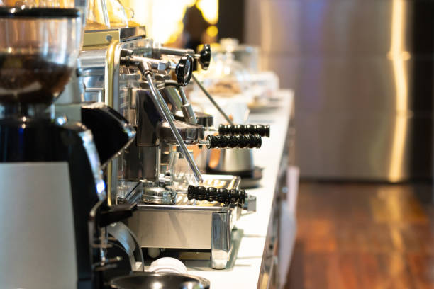 istock View of cafe coffee brewing machinery 1132777867