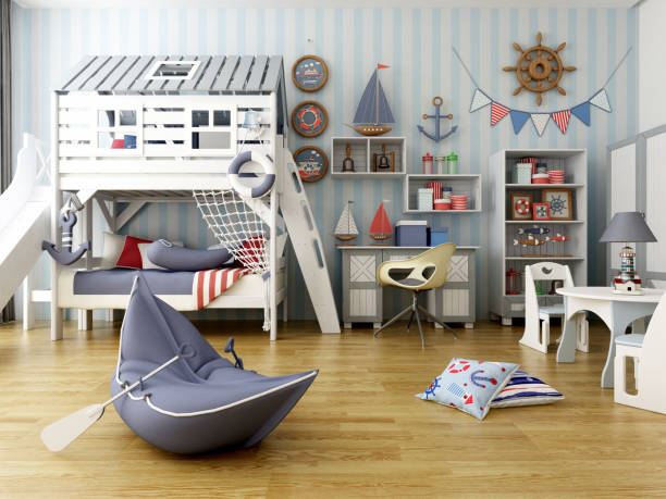 istock 3d render cozy child room 1132778924