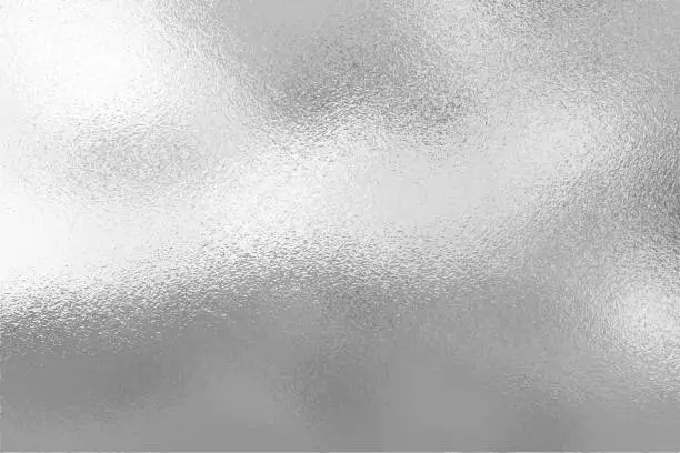 Vector illustration of Silver foil texture background, Vector illustration
