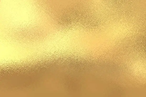 Vector illustration of Gold foil texture background, Vector illustration