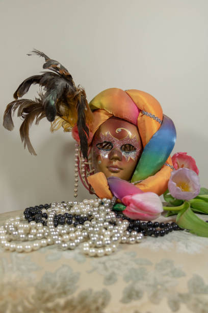 istock Shabby chic Ambiance for Carnival disguise 1132780234