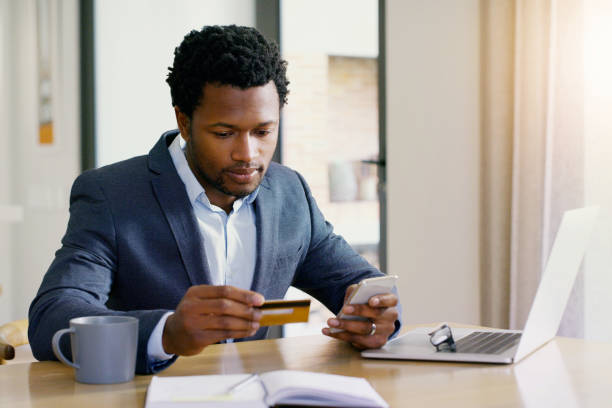 istock Finally decided to sign up for internet banking 1132780845