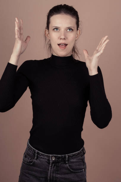 istock cute girl is happy and feel successful 1132782018