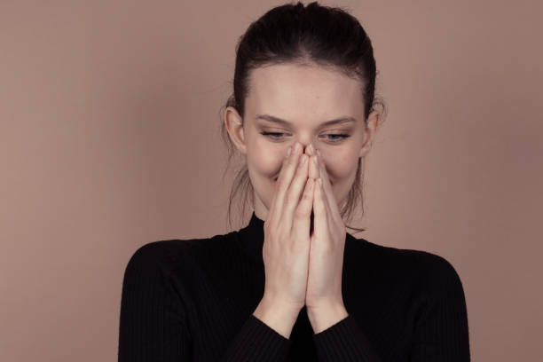 istock cute girl is happy and feel successful 1132783685