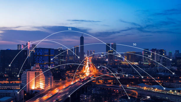 istock 5G network wireless systems and internet of things with modern city skyline 1132785975