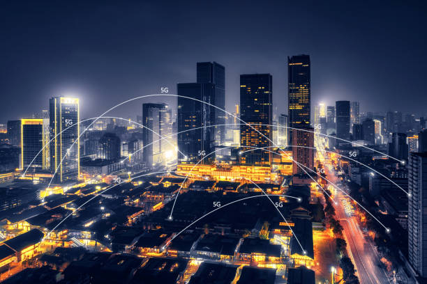 istock 5G network wireless systems and internet of things with modern city skyline 1132786311