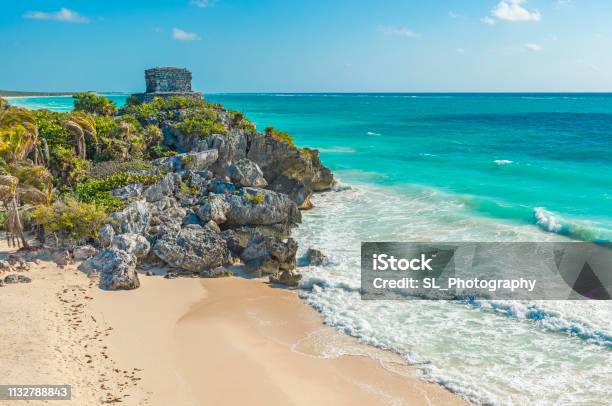 Tulum Beach Mexico Stock Photo - Download Image Now - Tulum - Mexico, Mexico, Mayan Riviera
