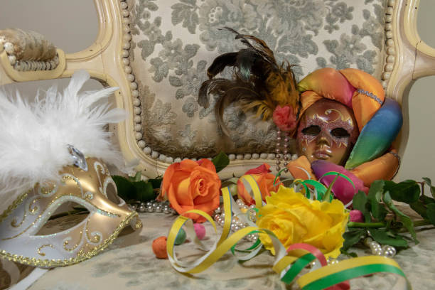 istock Venice Carnival Italy, baroque and Rococo style 1132792374