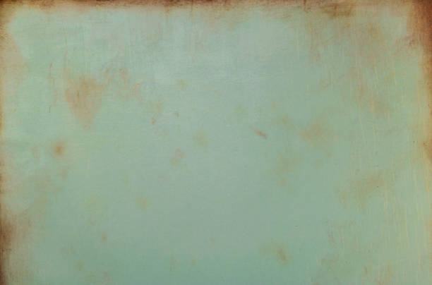 Graphic resource, grey green color wall, stained with rust