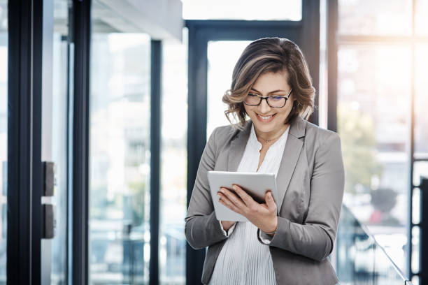 istock Her digital productivity booster 1132794407