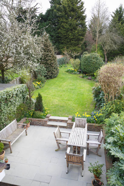 istock Suburban garden London 1132794721