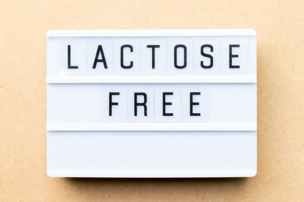 istock White lightbox with word lactose free on wood background 1132796096