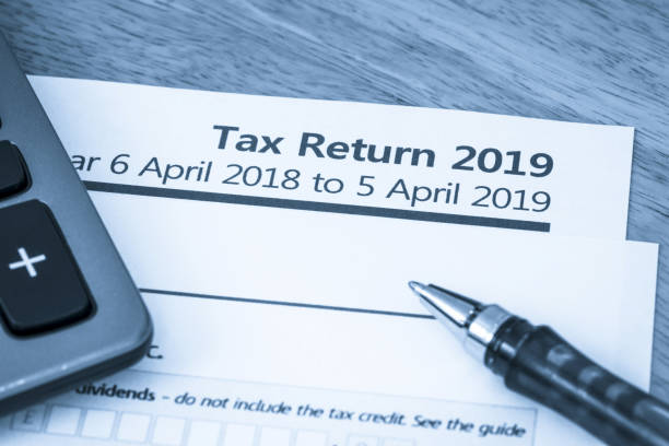istock Tax return form UK 2019 1132796359