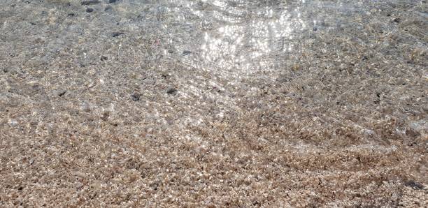 sand in the water close up sand in the water 배경막 stock pictures, royalty-free photos & images