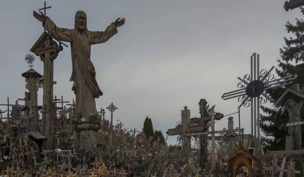 istock Hill of Crosses Siauliai Lithuania. 1132805813