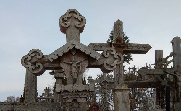 istock Hill of Crosses Siauliai Lithuania. 1132805818