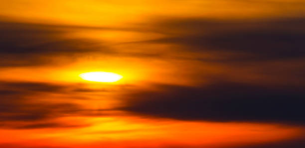 istock Beautiful sunset with colorful clouds 1132809276