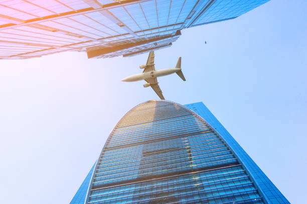 istock low angle view of modern skyscrapers 1132814887