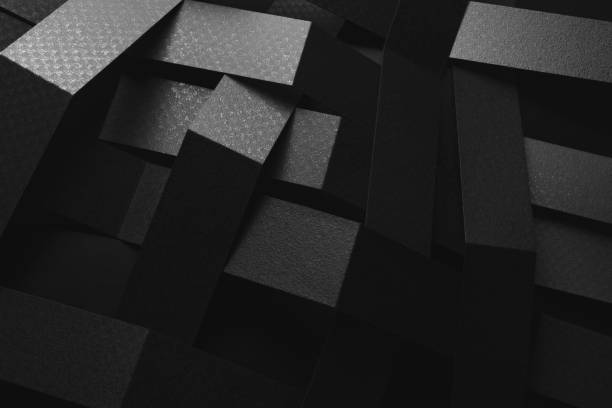 istock Gray elements of paper for futuristic abstract background 1132815738