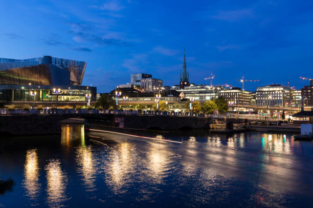 istock Panorama of Stockholm at evening 1132829425