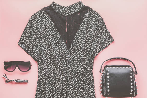 istock Fashion background on pink 1132831428
