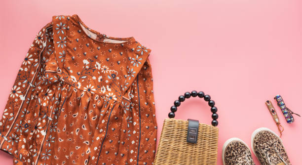istock Fashion background on pink 1132831674