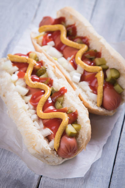 istock Classic american hot dog 1132832654