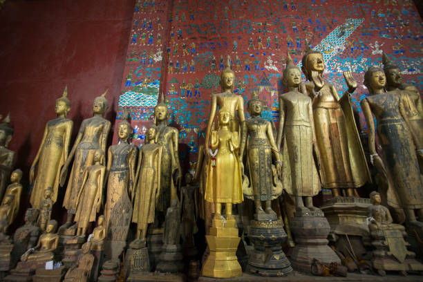 istock LAOS LUANG PRABANG WAT XIENG THONG BUDDHA FIGURE 1132833878