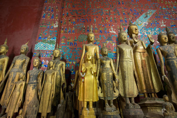 istock LAOS LUANG PRABANG WAT XIENG THONG BUDDHA FIGURE 1132833896