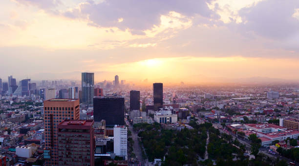 Sunset in Mexico City