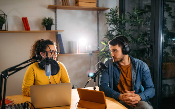 She is expert in radio interviews