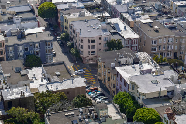 istock San Francisco Close-Up Aerial View - Streets 1132842501