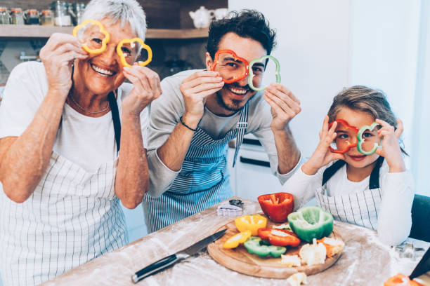 istock Happy multi-generation family in the kitchen 1132845168